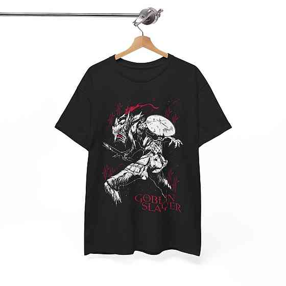 Футболка для мальчика аниме Гоблин Слайер Аниме Манга оверсайз (рост от 165 до 180 ) Черний AnimeJ0354m Днепр