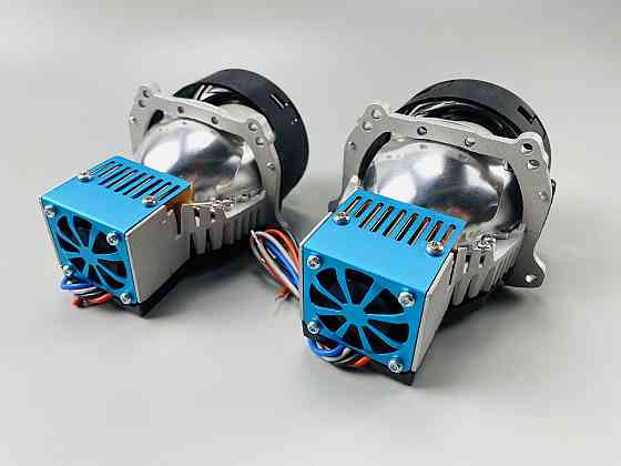 Додаткові автомобільні LED лінзи універсальні 3 inch R6D 128 мм IP67 6000 K Мукачево