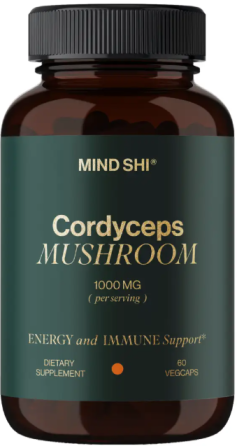 Гриб кордицепс Mind Shi Cordyceps Mushroom 1000 mg 60 вег капс Киев