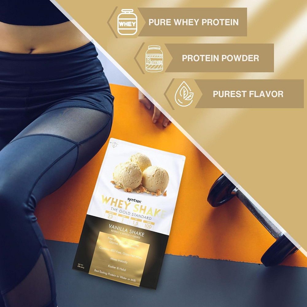 Протеїн Syntrax Whey Shake 908 g (Vanilla Shake) Луцьк - фото 3