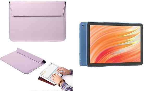 Чехол-конверт VitoCase для Amazon Fire HD 10 (13th gen), с функцией подставки для планшета Фиолетовый Киев