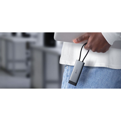 Концентратор TP-Link USB 3.0 6-in-1 2xUSB 3.0 + 1xUSB-C + 1xHDMI + 1xRJ45 + PD 100W (UH6120C) Винница - изображение 9