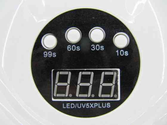 Гібридна LED/UV 5 X Plus 108 вт лампа для сушіння нігтів із дисплеєм і зниженням потужності. Київ
