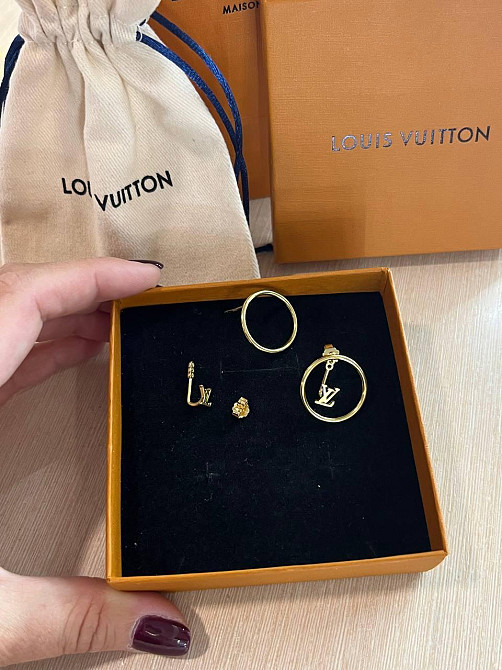 Луї Віттон сережки / Louis Vuitton сережки трансформери Одеса - фото 5