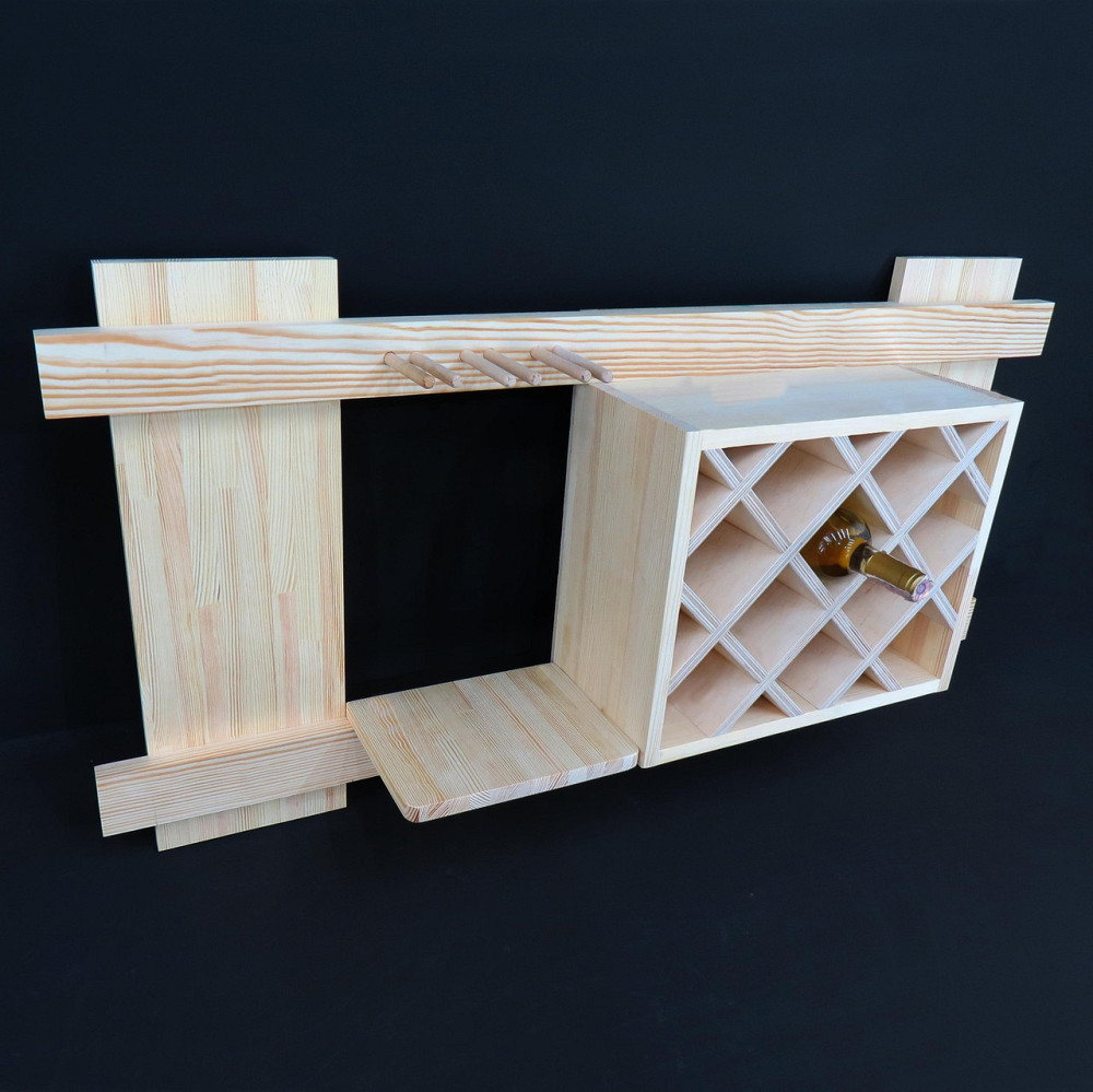 Настінна винна полиця "Майбара" бланже Миколаїв - фото 6