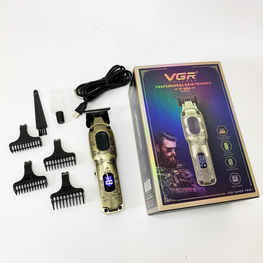 Підстригальна машинка VGR, Машинка для точної стрижки бороди та волосся Бритва тример IV-26 Київ - фото 6