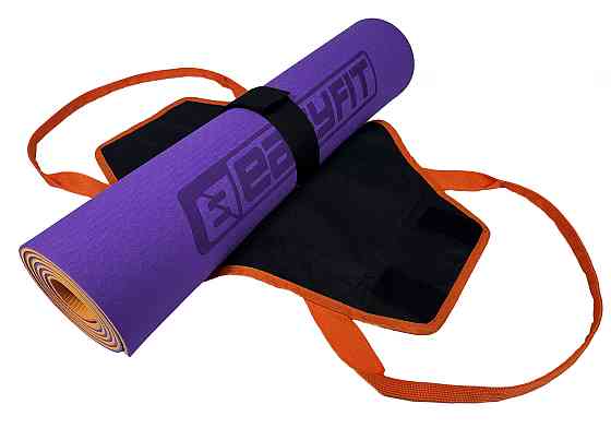 Сумка-переноска EasyFit для йога-килимка Помаранчева Коломия