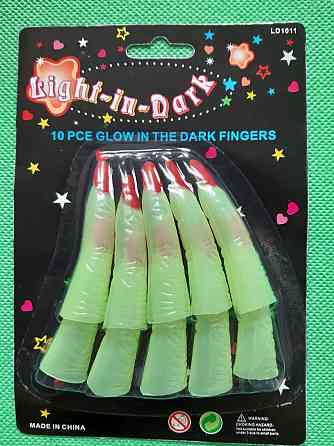 Нігті на Хеловін пальці відьми 7 см салатовий Київ