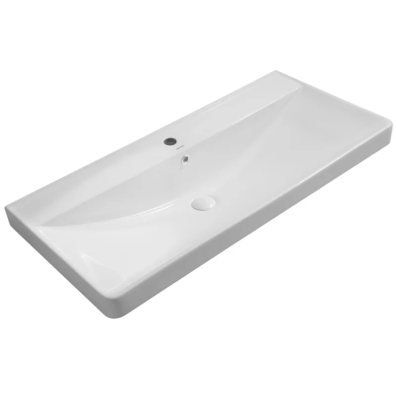 Раковина меблева MIXXUS PREMIUM STYLE-1504 1000х480х190mm з отвором під змішувач та переливом  ( MP6501 ) Харьков
