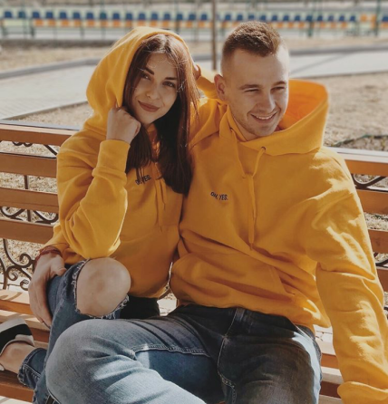 Парні худі OH,YES Фиолетовый, L, XL Чернівці
