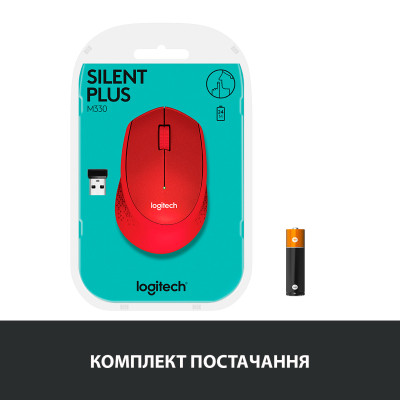 Мишка Logitech M330 Silent plus Red (910-004911) Вінниця - фото 7