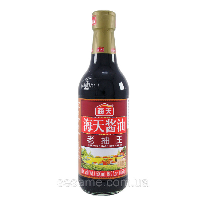 Соєвий соус Преміум класу Haday темний у склі 500ml (Китай) Харків - фото 1