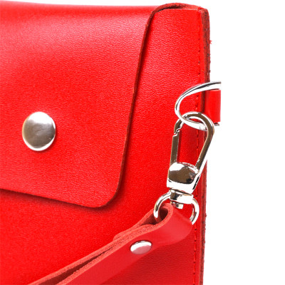 Косметичка Shvigel Кожаная Красная (16421) Винница - изображение 8