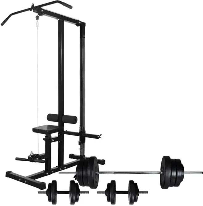 Тренажер Zakito Wyciąg Treningowy Z Gryfami I Talerzami 110X121X Киев - изображение 1