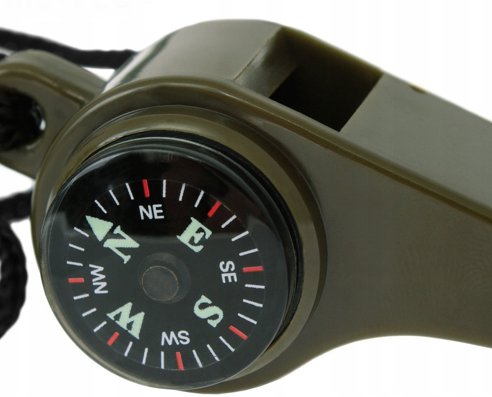 Многофункциональный Свисток шаровой 3в1 (Компас ,Термометр) Mil-Tec от Sturm (16327000) АБС-пластик Нововолынск - изображение 8