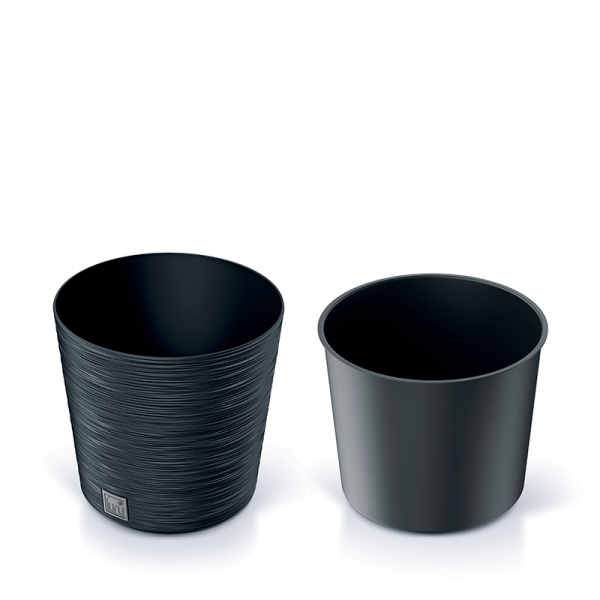 Горшок для растений Prosperplast Furu Round - синий, 7,5/9л Киев - изображение 3