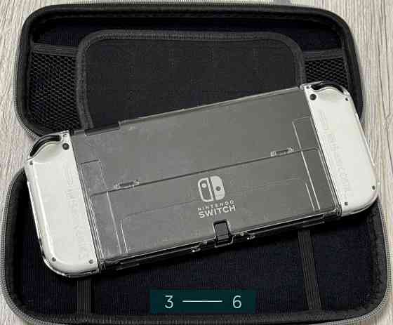 Приставка: Nintendo Switch OLED, Білий + Чохол + Кейс, Гарантія! Харків