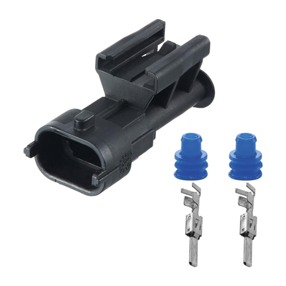 Роз'єм конектор 2-кон., Дат, Температури, Топл, Форсунка, Дат, Кривошипа, 1928404226, Bosch Багато марок Київ - фото 1