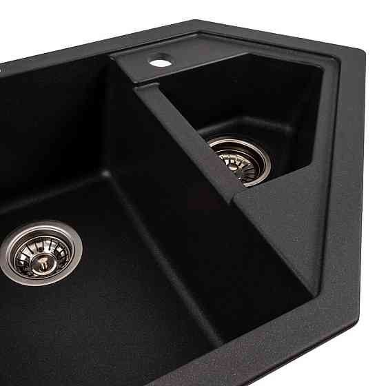 PLATINUM Гранітна мийка для кухні Platinum 9950 PANDORA матовий Моріон Київ