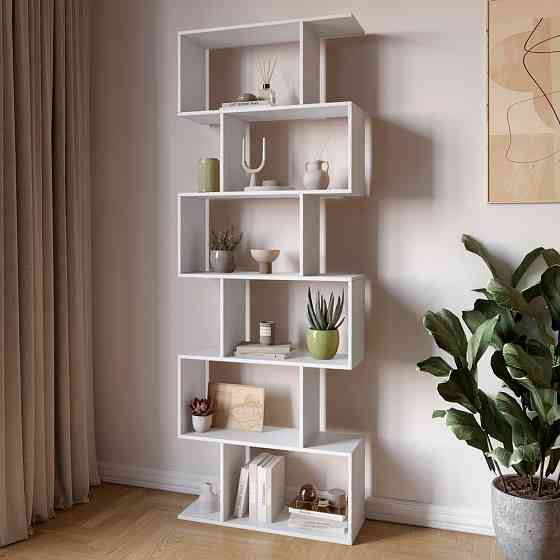 Стелаж-змейка М-ЗОН Джеко 700 Нимфея Альба (белый) (MZN-031010) Львов