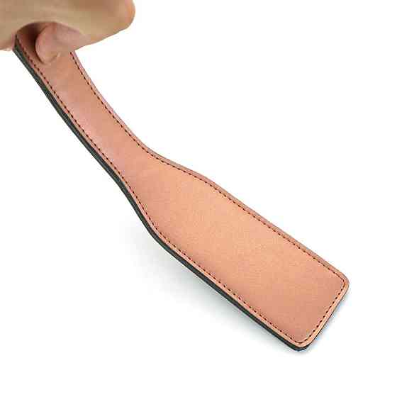 Паддл Liebe Seele Rose Gold Memory Paddle, обтягнутий натуральною шкірою, рожеве золото Sex Aura Київ