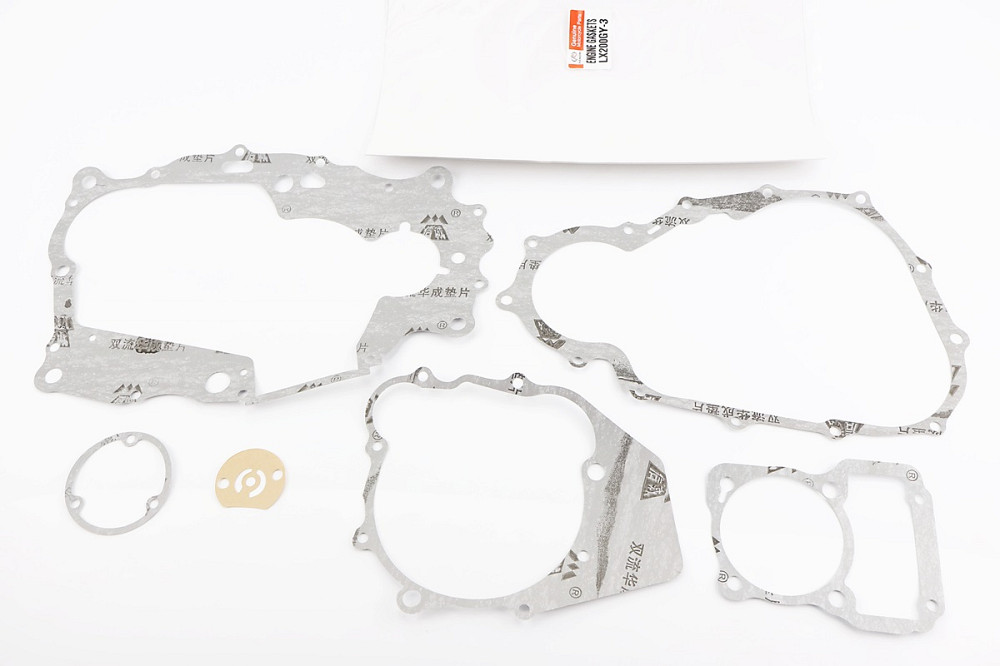 Loncin LX200GY-3 Прокладки двигуна CGB-200cc, к-кт 6 деталей Бершадь - фото 1