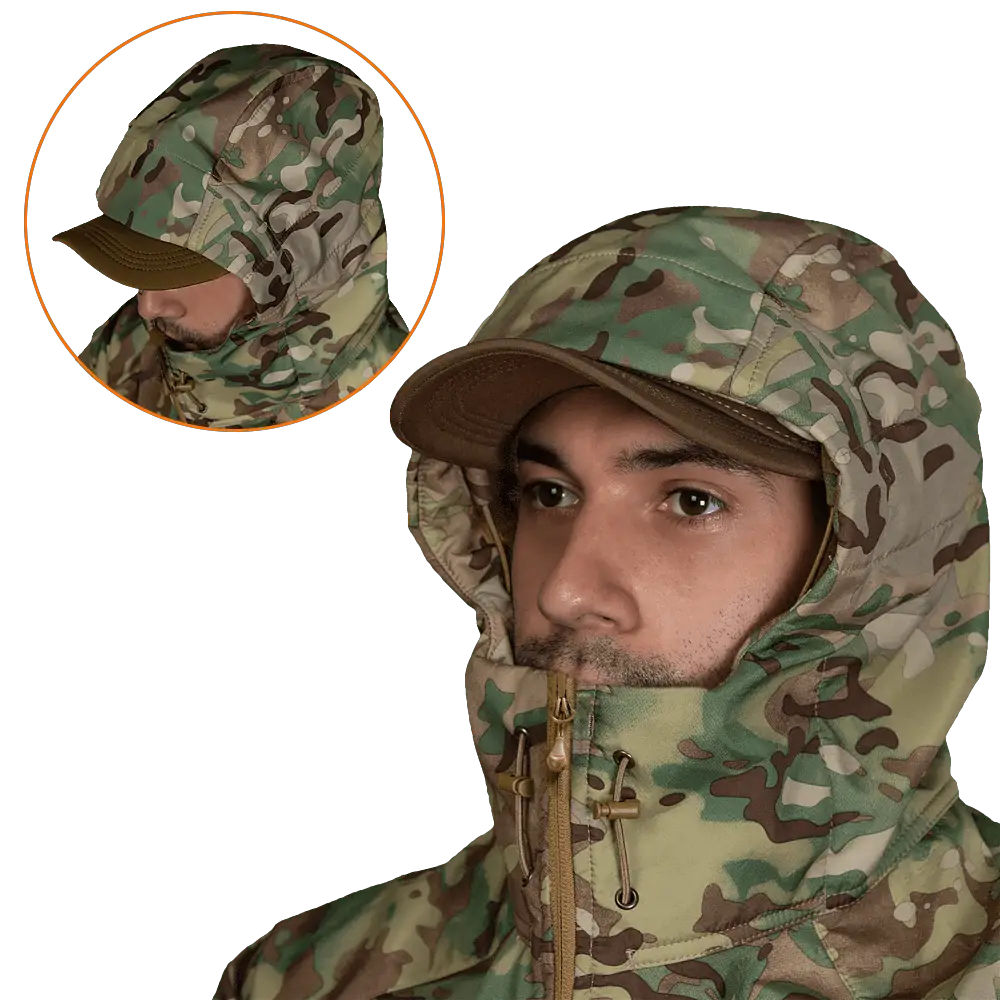 Куртка мужская теплая CM Stalker SoftShell (Мультикам) L Винница - изображение 5