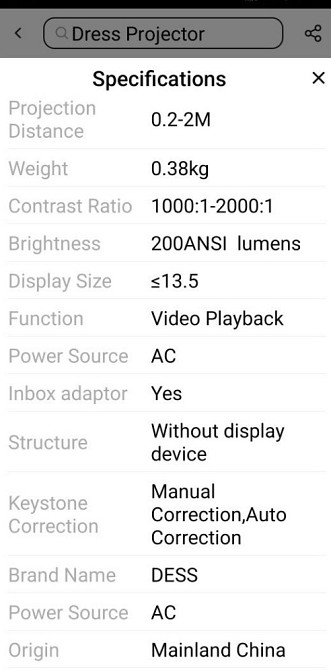 Type-C‼️HD, 720p, 200 Аnsi lumen. Київ - фото 1