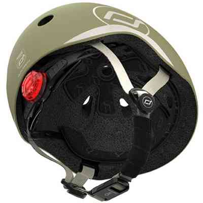 Шлем Scoot&Ride оливковий з ліхтариком 45-51см (SR-181206-OLIVE) Винница