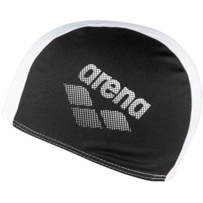 Шапка для плавания Arena Polyester II JR 002468-510 чорний, білий Діт OSFM (3468336217856) Винница - изображение 2