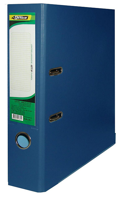 Папка-реєстратор A4/70 мм "4Office" синій, 4-246-81, шт Київ - фото 1