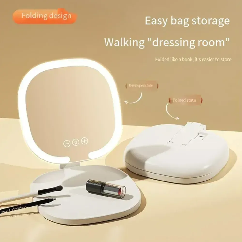 Зеркало с LED подсветкой овальное складное Коломия - фото 3