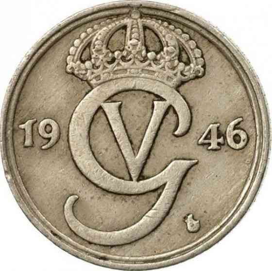 Монета Швеція 10 ере 1946 Швеция Полтава