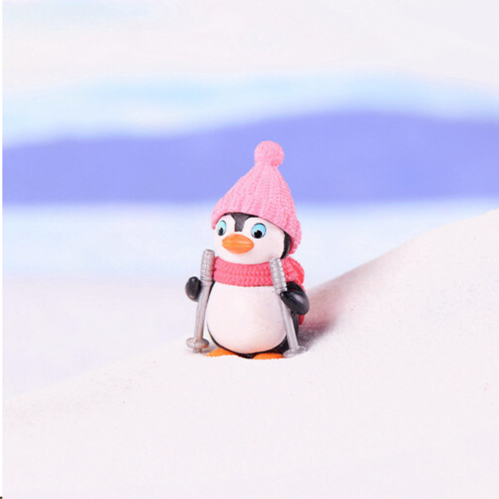 Миниатюрные фигурки Пингвины для декора, флорариума,  хендмейда, микроландшафта и творчества. Набір Одесса - изображение 4