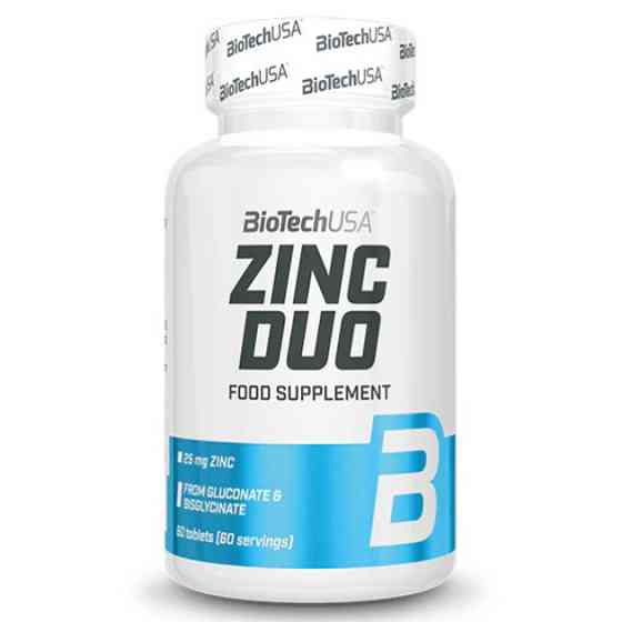 Цинк Biotech Zinc Duo 60 tablets Луцк