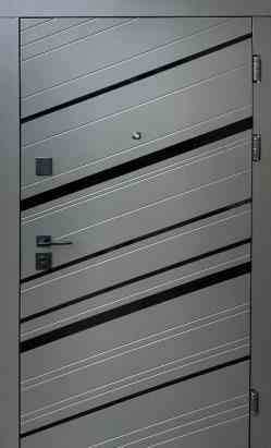 Форт-М Двері квартирна модель Тріо-Мальта , колір Кварцит/Білий мат Київ