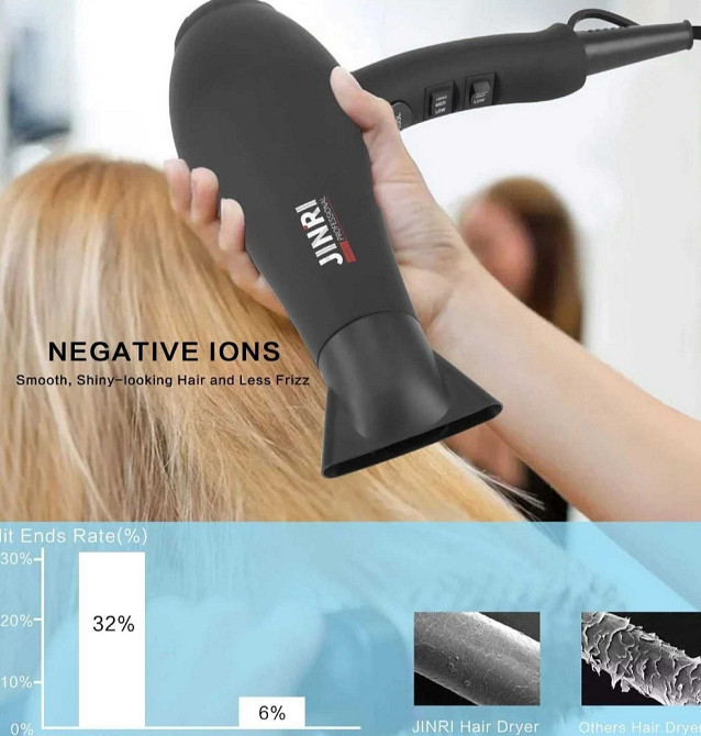 Фен для волос: JINRI ,2400 Вт. Киев - изображение 5