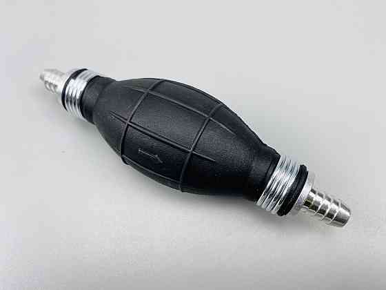 Ручний насос для перекачування рідини з клапаном масло-бензостійка гума алюмінієві наконечники d=10 мм Мукачево