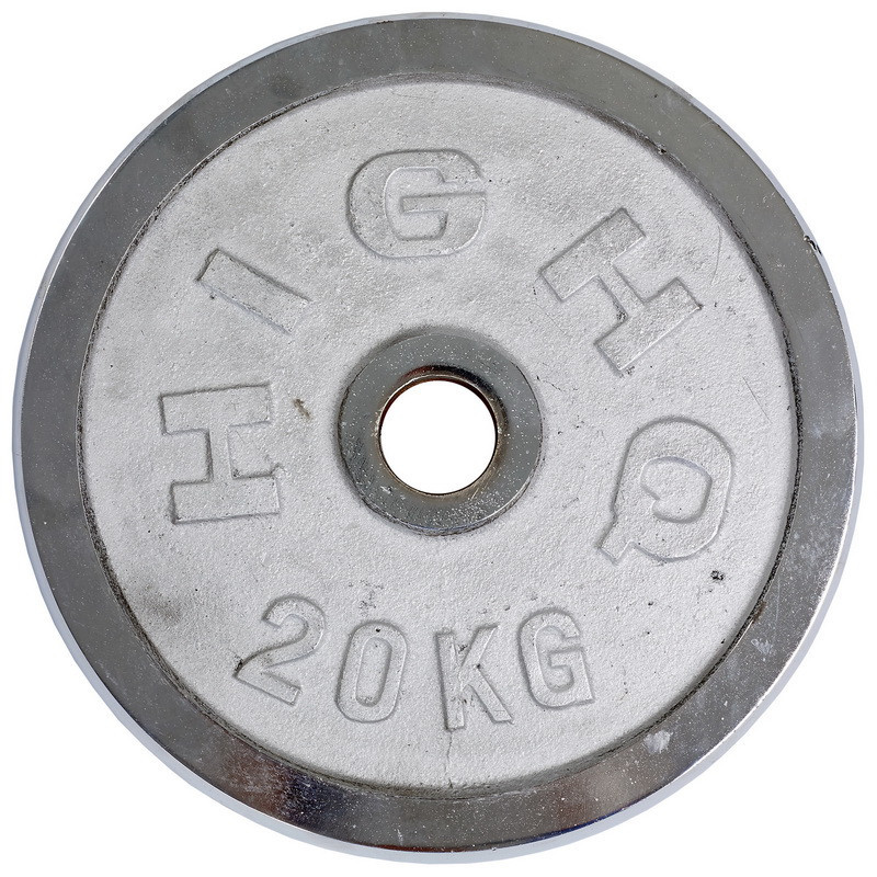 Диск хромований 20 кг 52 мм HIGHQ-1458-20B Київ - фото 3