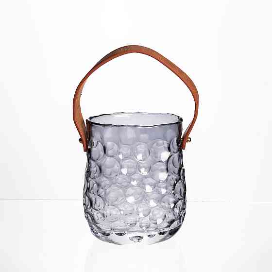 Ваза сумочка з ручкою 11,5×7,5×15 см 800 мл Сірий HP-19-153-2 Коломыя