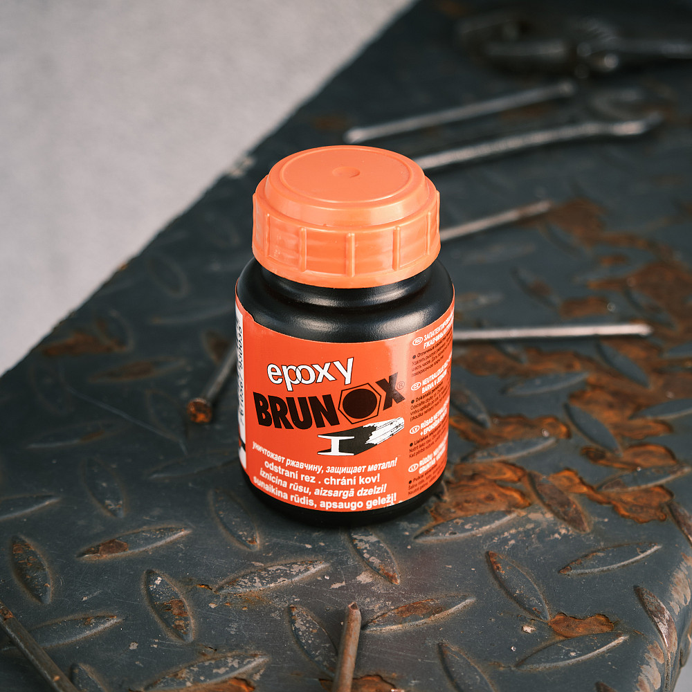 Перетворювач іржі та ґрунтовка з епоксидною смолою Brunox Epoxy 100ml Киев - изображение 2