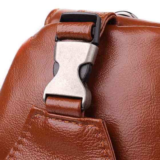 Чоловіча сумка через плече з натуральної шкіри Vintage 23049 Рудий Київ