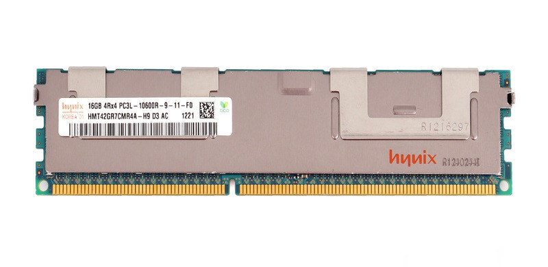 Серверная память HYNIX 16GB PC3L-10600R DDR3-1333 REGISTERED ECC 4RX4 CL9 240 PIN 1.35V (HMT42GR7CMR4A-H9) Днепр - изображение 1