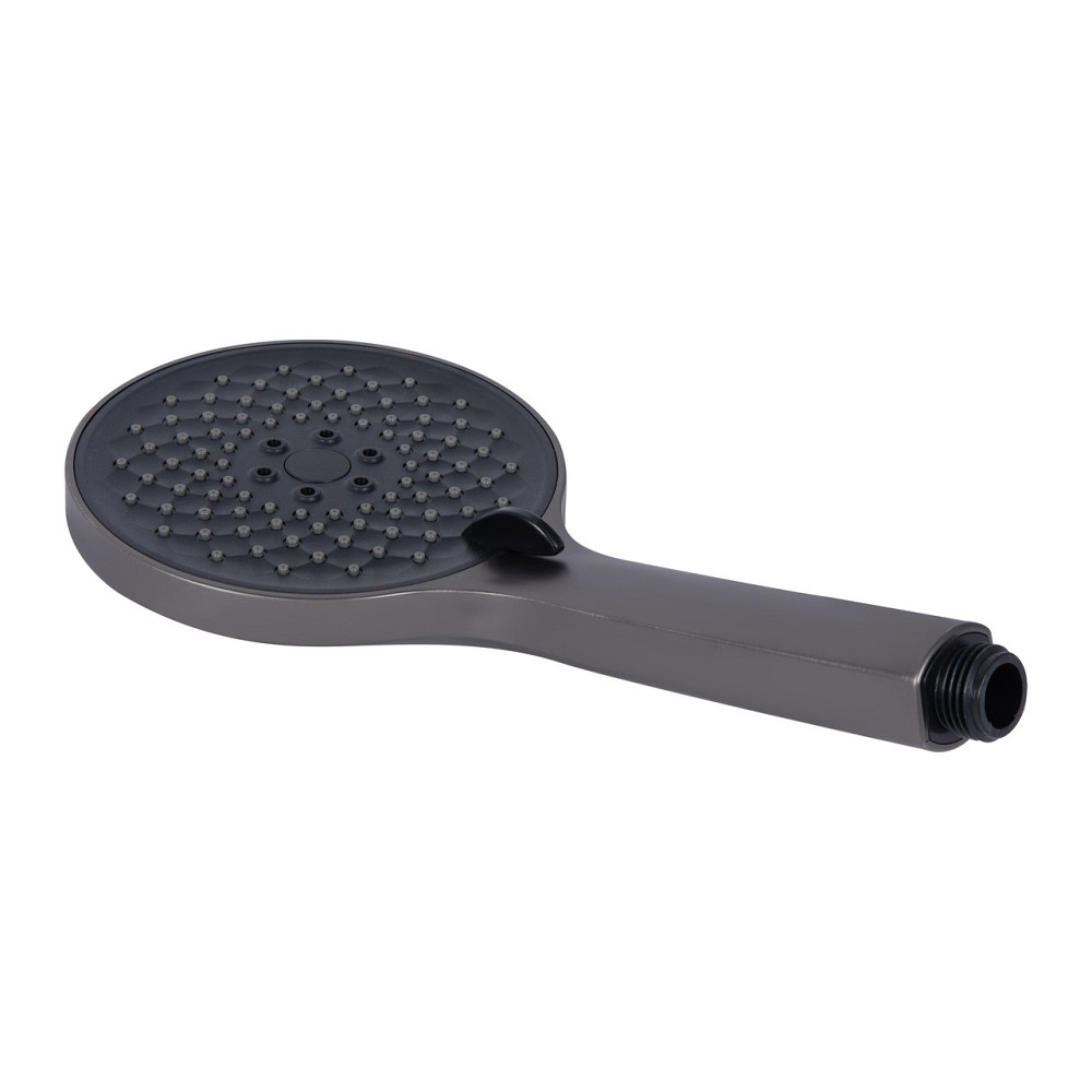 Смеситель для ванны Qtap Vlasta New (c душевым гарнитуром) QTVLA259GMB45643 Gunmetal Black PVD Киев - изображение 9