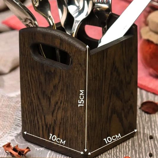 Підставка для столових приладів "Мармелата" капучино Миколаїв - фото 1