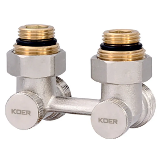 Вузол нижнього підключення радіатора 3/4'' кутовий  Koer KR.1132   ( KR2816 ) 20713 Харьков