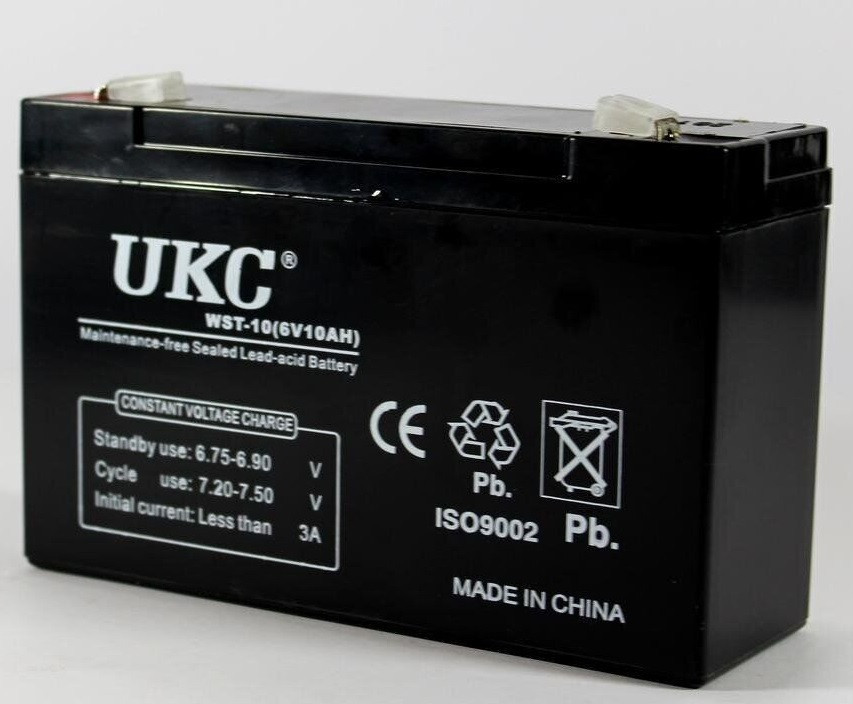 Акумулятор UKC Battery WST-10 6V 10A Вінниця - фото 3