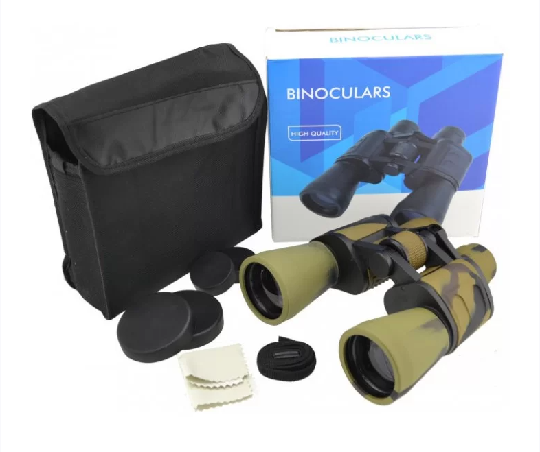 Бінокль BAIGISH W9 20x50 з чохлом, надійний оптичний прилад з великим збільшенням для природи та спорту Одеса - фото 1