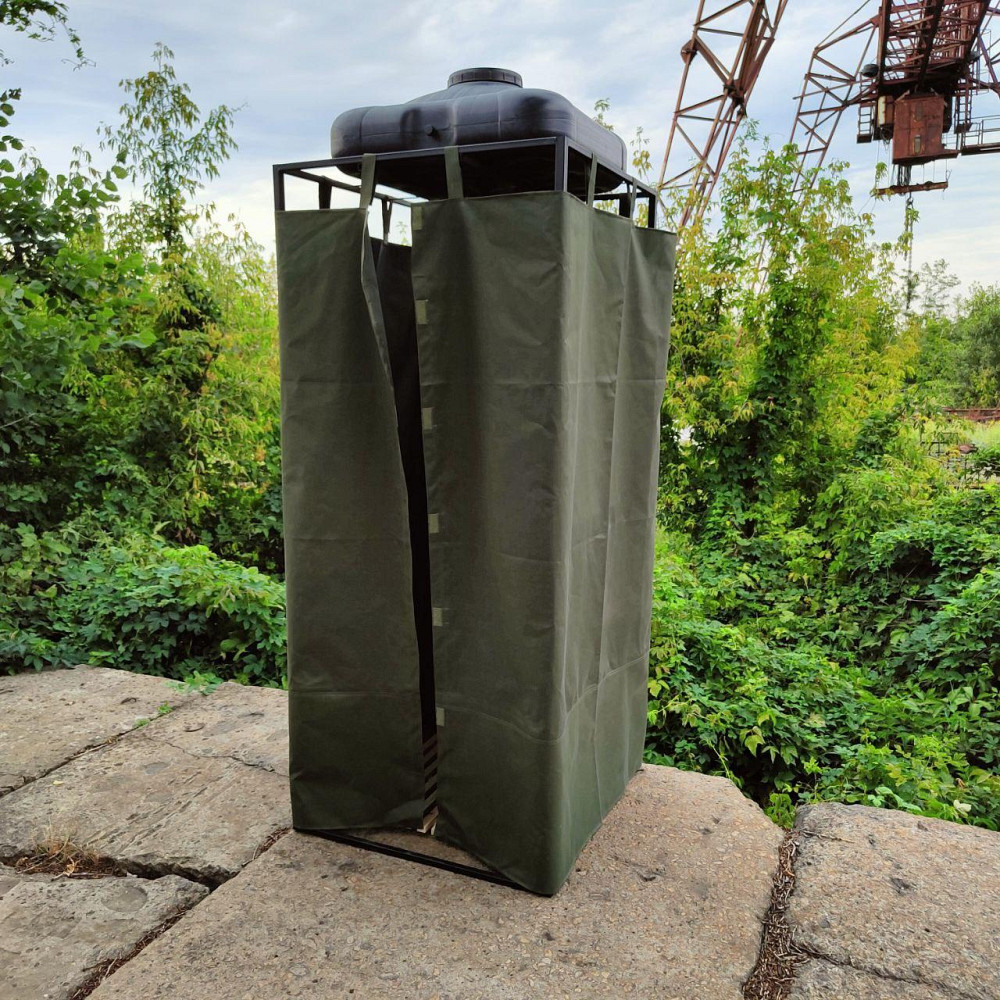 Душ літній дачний вуличний розбірний для дачі вулиці бак 100 л, пВХ тканина УСИЛЬНИЙ, душова кабіна  Харків - фото 2