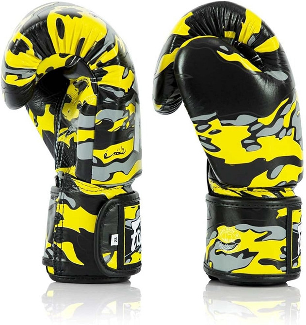 Боксерські рукавиці Fairtex BGV-ONE X STBG (натуральна шкіра) 10 унцій (бинти в комплекті) Кам'янське - фото 5